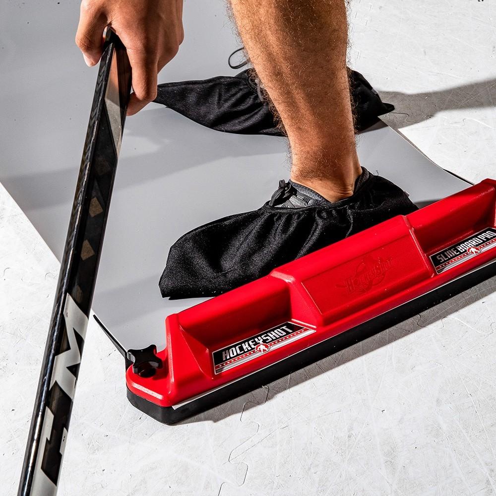 Planche coulissante d'entraînement au hockey